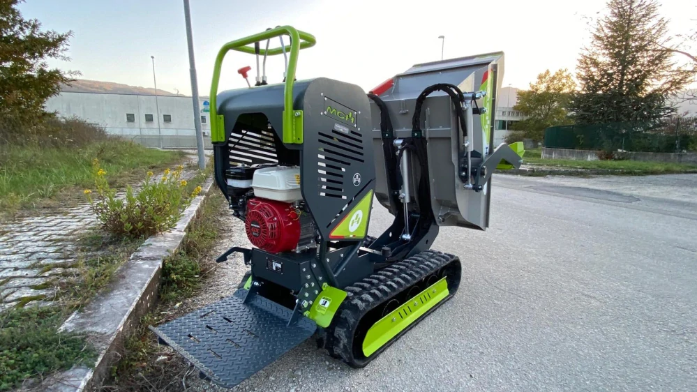 Minidumper vozík s radlicou 