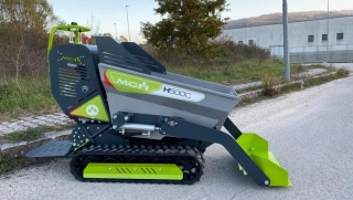 Minidumper vozík s radlicou
