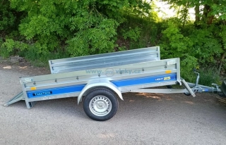 Prívesný vozík brzdený 1200 kg